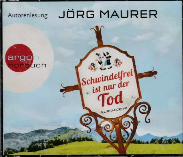 Hörbuch: Schwindelfrei ist nur der Tod, Alpenkrimi, Jörg Maurer (NEU/OVP, 6 CD)