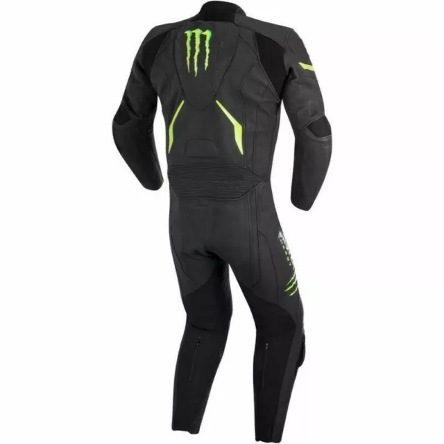 Monster Motorbike Racing Leather Suit  All Sizes Available Cow Leather 2