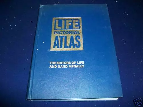 1961 Life Pictorial Atlas - Rand Mcnally - Nice Maps & Pictures - Kd 2948