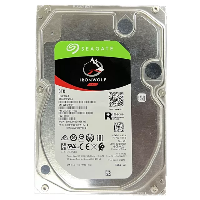SEAGATE IRONWOLF NAS HDD 8To (7200rpm, 3.5, SATA III) EUR 115,00 -  PicClick FR