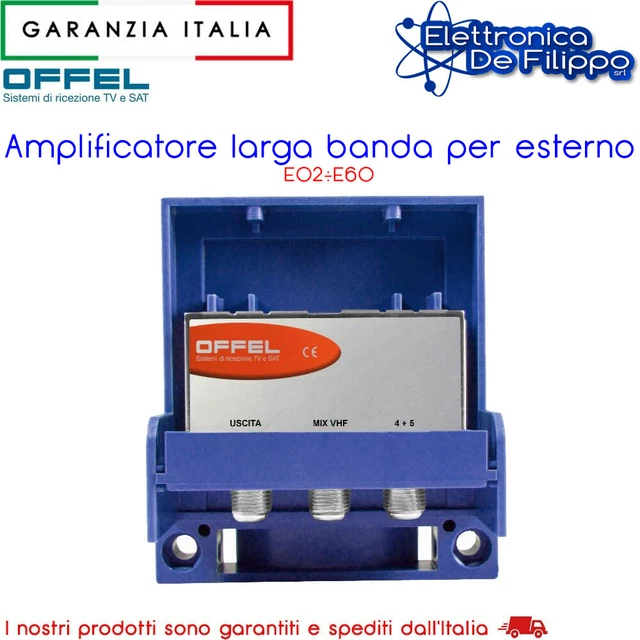 Amplificatore Segnale TNT HD 4 Vie UHF/VHF Con Guadagno 25dB - Per Antenna TV Con Alimentatore 12V/24V - Foto 8