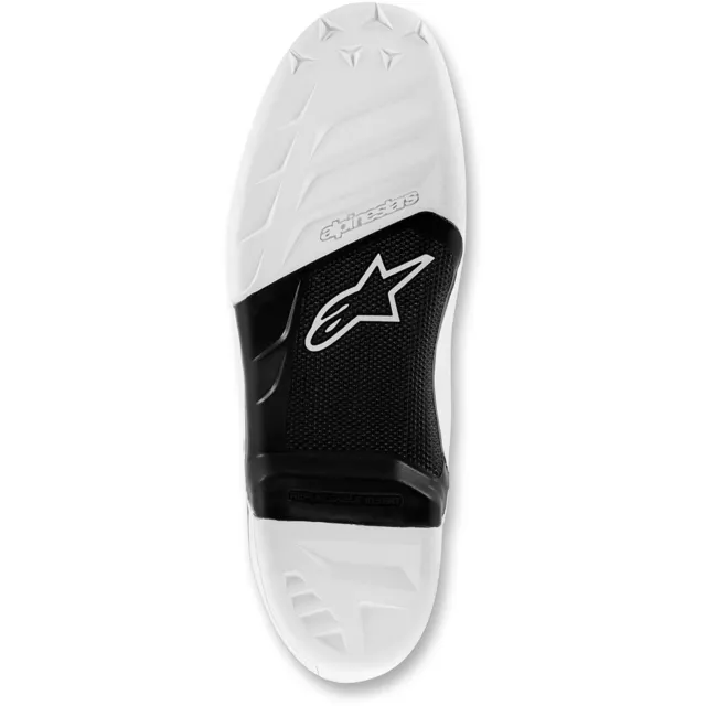 Alpinestars Tech 7 Replacement Boot Soles - Black/White - Size 5 25SUT74125