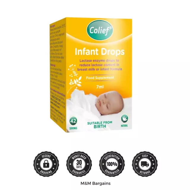 Colief Infant Drops, 7ml (42 Servings)- best before 03/25