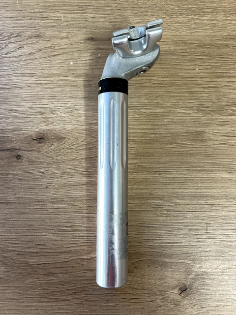 Tige De Selle SR Laprade Vintage - 26,6 Mm X 190 Mm - Aluminium Argent - Fabriqué Au Japon