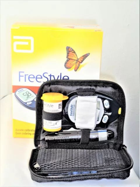 Abbott Freestyle Freedom Lite Blood Glucose Monitoring System & Test Strips mmol 3