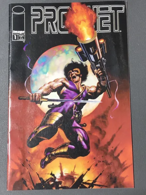 Image Comics - Prophet #1 Vol. 2 August 1995 - Boris Vallejo Cover - Dixon VG/F