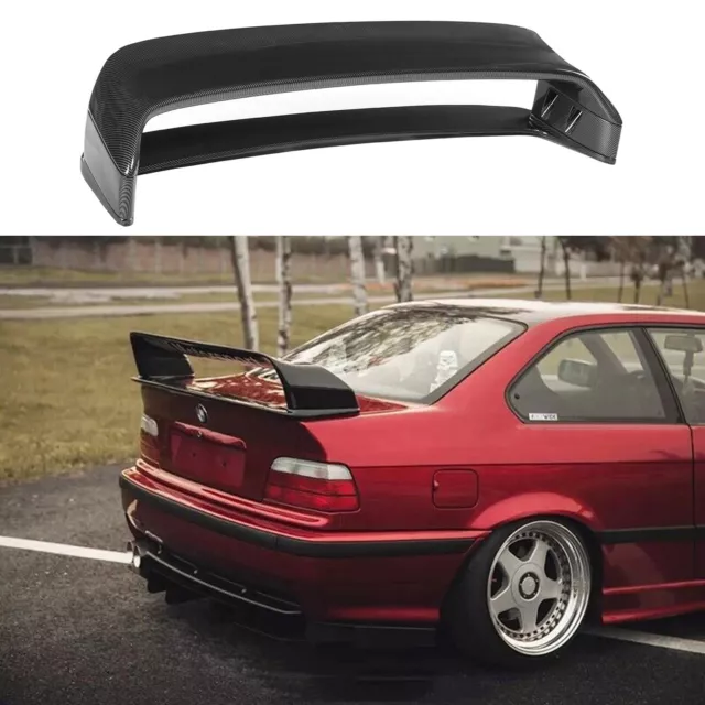 For BMW 3 Series E36 1991-1998 LTW GT Style Rear Trunk Spoiler Wing Carbon Fiber