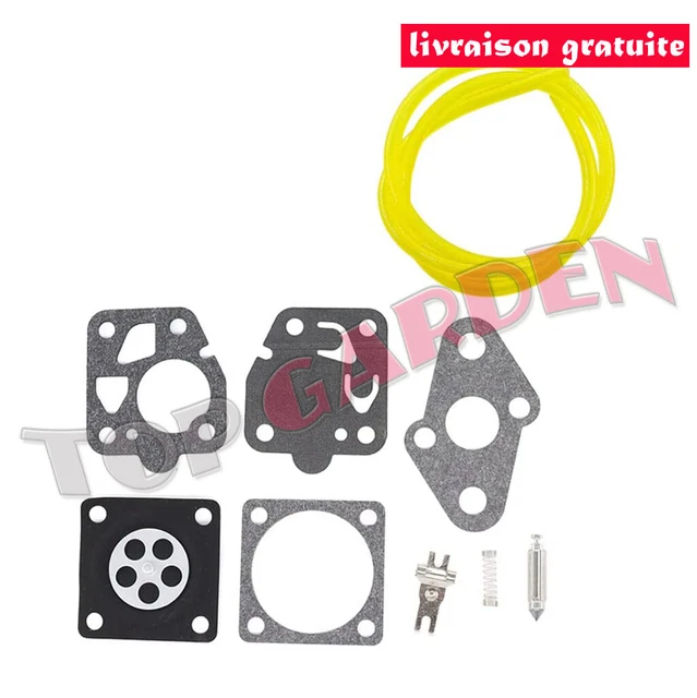 thumbnail image 2 of 3-Piece Carburetor Repair Gasket Kit For Kawasaki Trimmers – Fits TD24 TD25 TD33 TD40 TD48 TG24 TG25 TG33 2 of 4