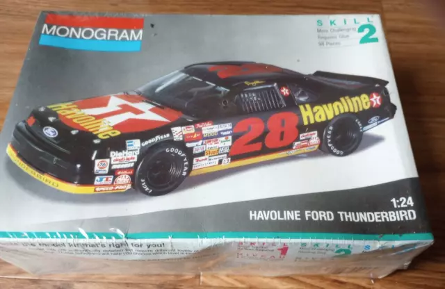 Monogram 1:24 Scale Havoline Ford Thunderbird Model Kit New Sealed Shrink Wrap