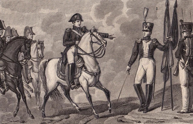 COLONEL JEAN HUGUES Gambin Bataille de Wagram Napoléon Bonaparte Empire