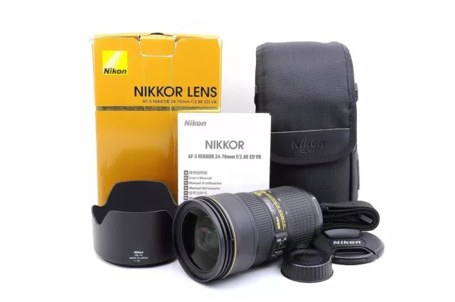 [Near Mint in Box] Nikon AF-S NIKKOR 24-70mm f/2.8 E ED VR w/Hood from Japan #03