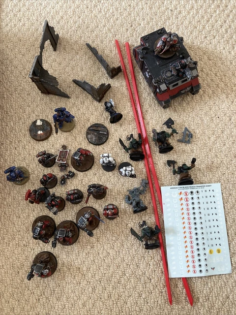 Warhammer Bundle Job Lot Assault On Black Reach Orks Space Marines Warhammer Bundle Job Lot Assault On Black Reach Orks Space Marines