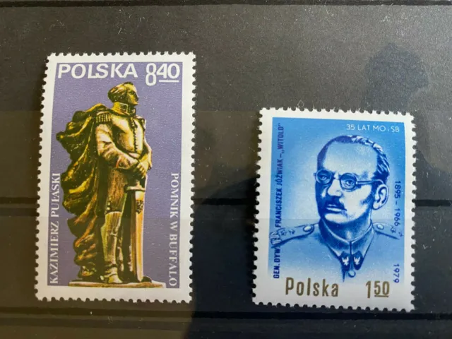 Briefmarken Polen Polska 1979 Mi-Nr. 2649 und 2650 postfrisch