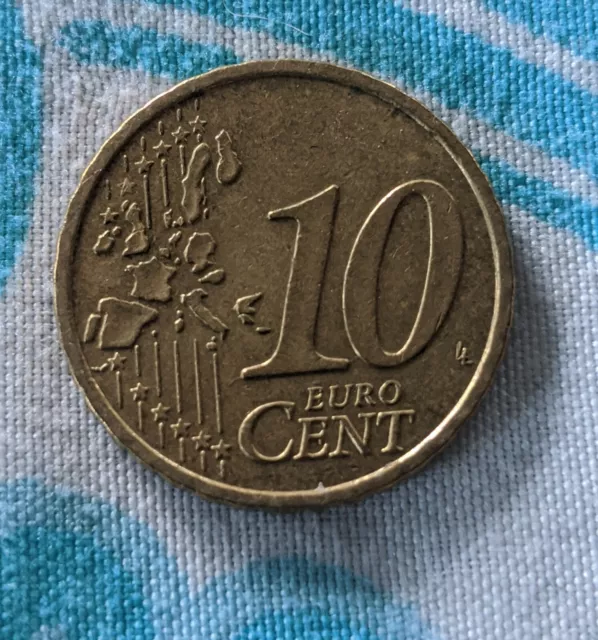 Austria 2002 10 Euro Cent KM 3085 St. Stephen's Cathedral spires