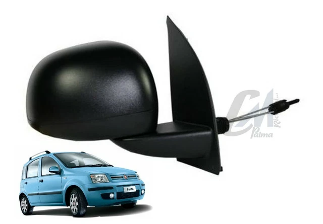 Specchio Retrovisore Destro Meccanico Nero Per Ford Fiesta 2002-2005 - Ricambio Dopo Mercato - Foto 6