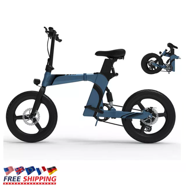 Electric Bike Aluminum 20 inch Electric Folding Bike, 250W 36V Motor LED Light