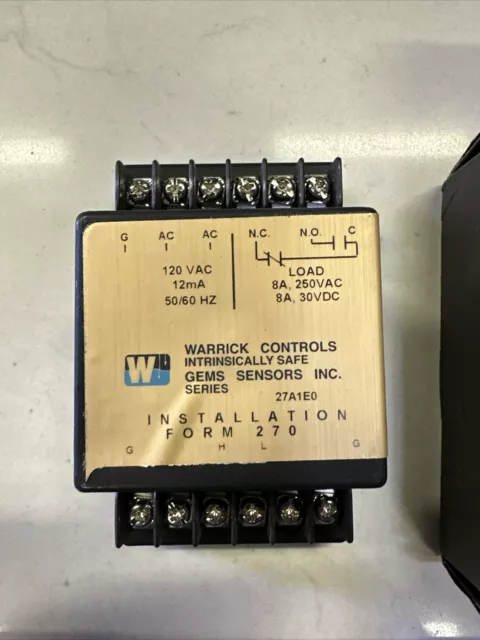 GEMS Sensors 27A1E0 - Series 27 Warrick Level Control, 10 K Oh 2