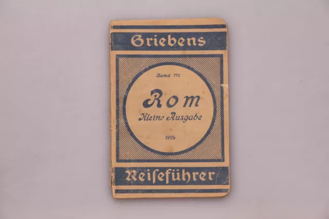 180444 GRIEBENS REISEFÜHRER ROM Kleine Ausgabe Bd172 Taschenbuch-Ausgabe