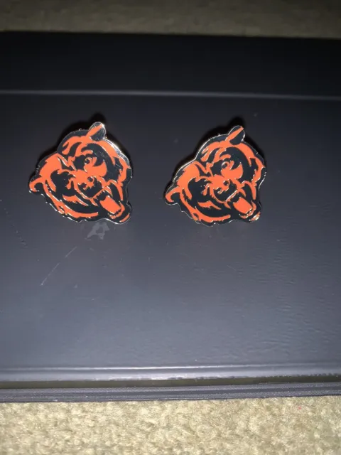 Chicago Bears Cufflinks NFL Football Justin Fields Rare Exclusive Barely Used