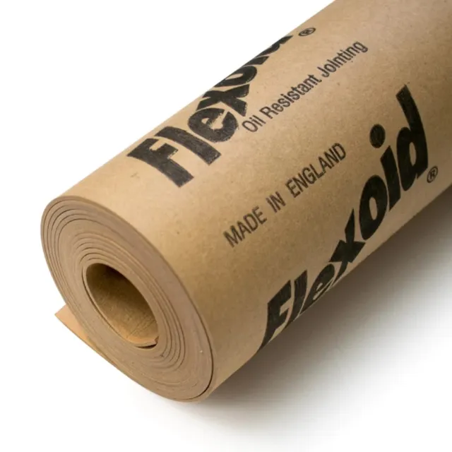 Genuine Flexoid® Gasket Paper Material - 500mm Wide Rolls - Various Thicknesses