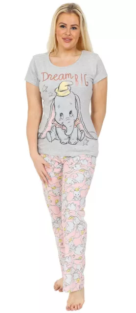 Femmes Disney Dumbo Dream Grand Pyjama Long Ensemble Tailles UK 8 Pour 20 w22