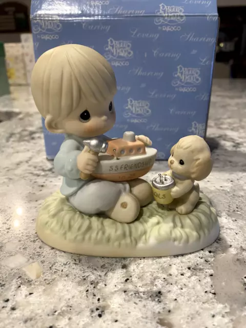 1999 Precious Moments "A Club Where Friendships Are Made"  Figurine ~ 635251