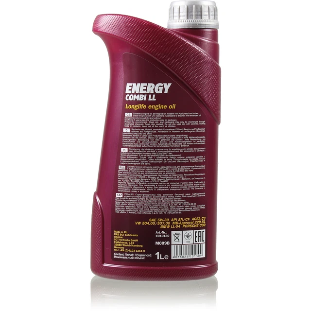Filtro man del pacchetto di ispezione Set 5W30 Olio Motore A Lunga Durata per 9