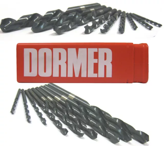 Dormer Hss Jobber Drill Bits For Steel / Metal From 5.1Mm To 8.0Mm Metric A100