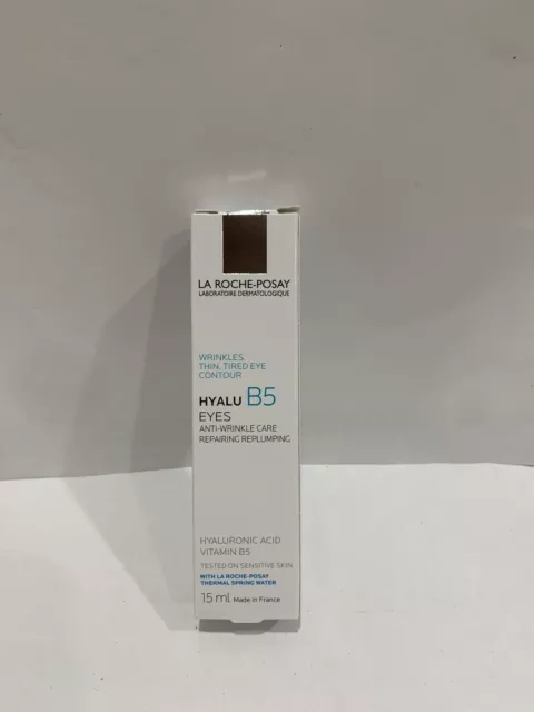 NEW! La Roche-Posay Hyalu B5 Eyes Wrinkles Thin Tired Eye Contour 15 ml EXP 2025