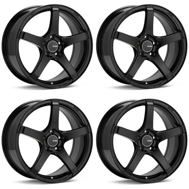 Enkei Kojin 18x8.5 50mm Offset 5x114.3 Bolt Pattern 72.6mm Bore Dia Matte Black Wheel main image 0