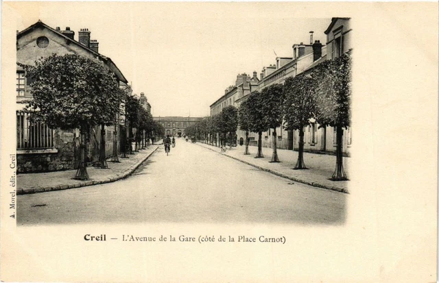 CPA CREIL L'Avenue de la Gare (376915)