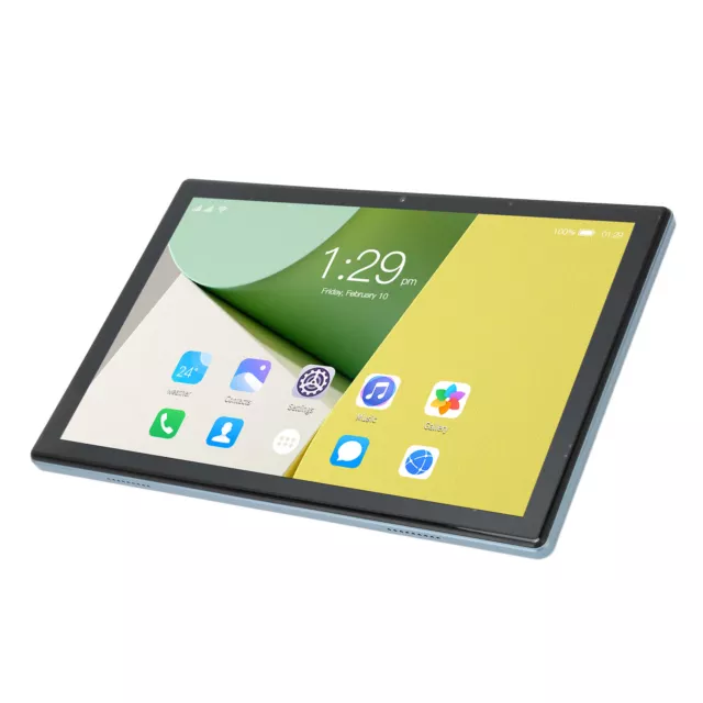 Prise UE) Tablette 10 Pouces 2.4G 5G Dual Band WiFi Green Tablet PC 8