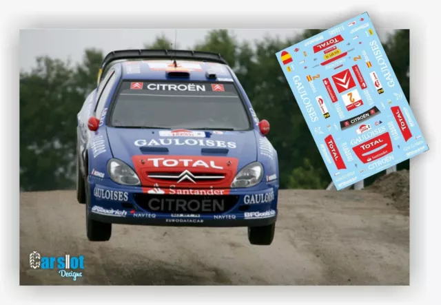 DECAL Citroën Xsara WRC Daniel Sordo & Carlos Del Barrio Rallye Japon 2006