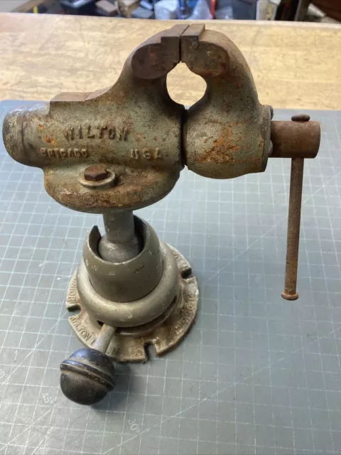 Vintage Wilton 2” Baby Bullet Vise Chicago, Powrarm Jr Schiller Park