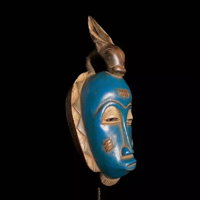 African Tribal Mask African Tribal Art Wooden Carved African Art Face Mask-8047
