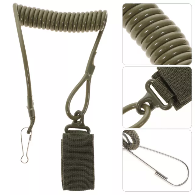 PULLEY LADDER STORAGE Kayak Accessories Rod Leash Portable Fishing