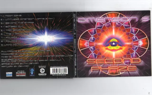 Dimension 5 - Second Phaze - CD Album - GOA TRANCE ☛ TBFWM