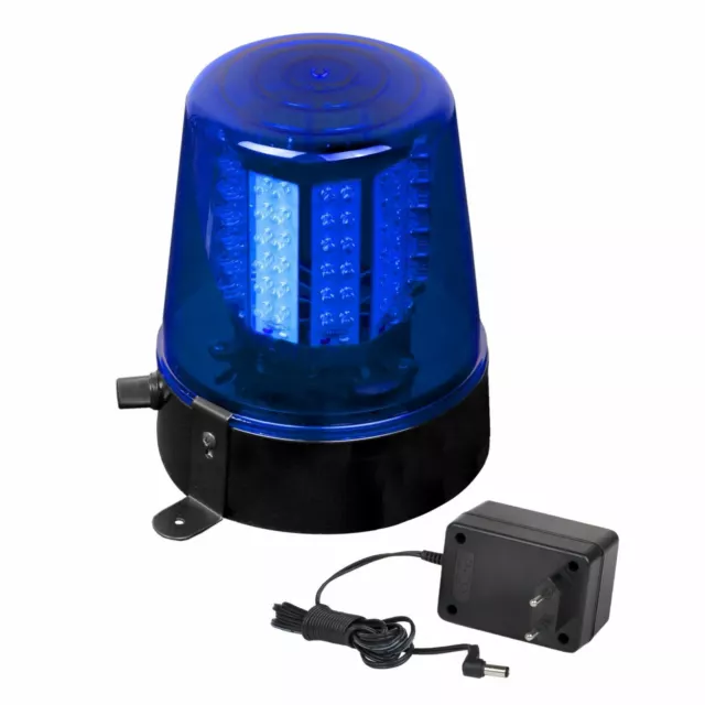 Jb Systems LED POLICE LIGHT Blue Revolving Beacon 108 LED XL