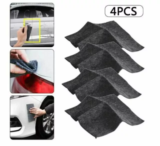 Car Scratches Repairer Rust Removal Car Paint Polishing Car Cleaner Nano  Sparkle Erase Scratch Remover Gray Nano Sparkle Cloth