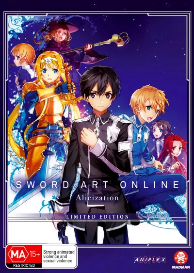 Anime DVD Sword Art Online Sea.1-3 + Alicization *English Version* Complete  Box