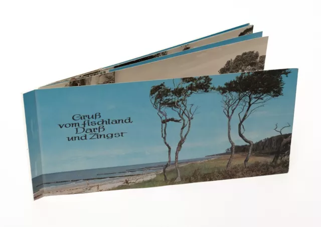 DDR Buch Postkarten Heft - Gruß vom Fischland Darß und Zingst - Ostsee VEB