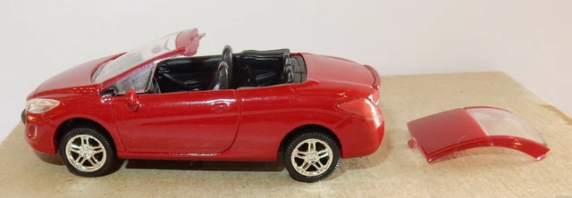 Modèle Réduit Peugeot 206 CC Grise 1/64 NOREV - Boîte Collector - Métal - Échelle 1:64