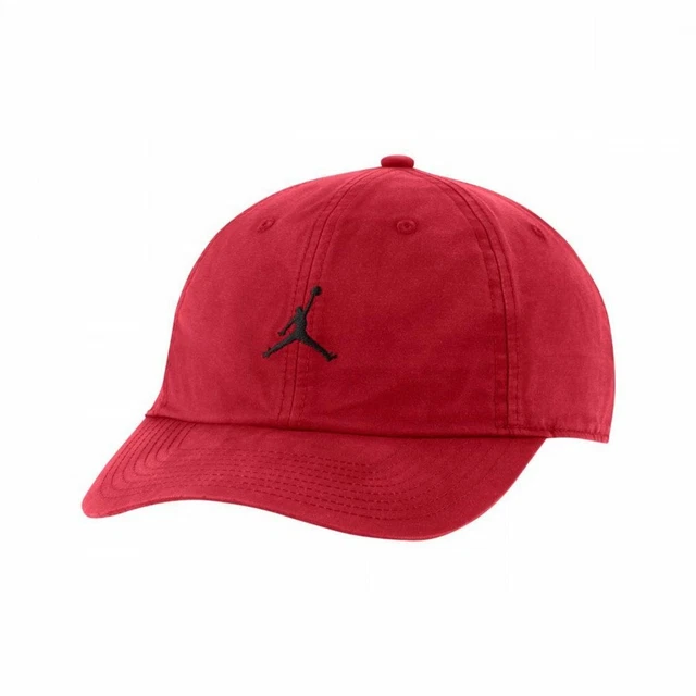 CAPPELLO NIKE JORDAN JUMPMAN H86 Dc3673-687 ROSSO NERO REGOLABILE BASEBALL