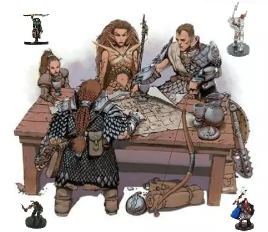 Choose-Your-Own D&D PC minis lot fantasy miniatures Dungeons Dragons Pathfinder