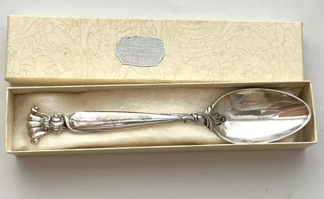 Wallace Romance of the Sea Sterling Silver Spoon 7” No Monogram 38 grams