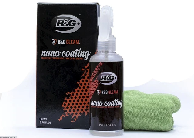 R&G Protective Nano Coating Motorcycle Cleaner + Microfibre Cloth In a Gift Box