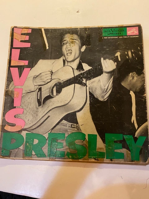 ELVIS PRESLEY Debut LP Record -1st to reach #1 charts- RCA Victor LPM 1254~LP112