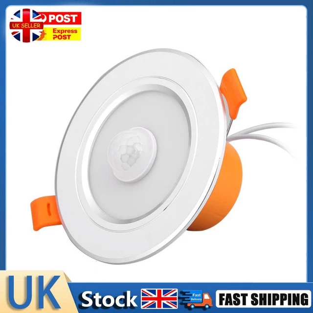 YoonLIT Motion Sensor LED Ceiling Light - 6.2 Inch 10.5W 700 Lumen Bronze Finish For Closet & Hallway