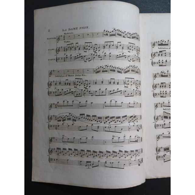 NIKABOKA Sambo Coal Black Rose Piano Flûte ca1835 3
