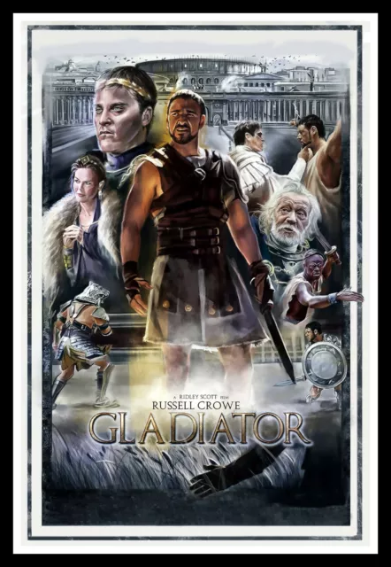 Gladiator Art Movie Poster Print & Unframed Canvas Prints